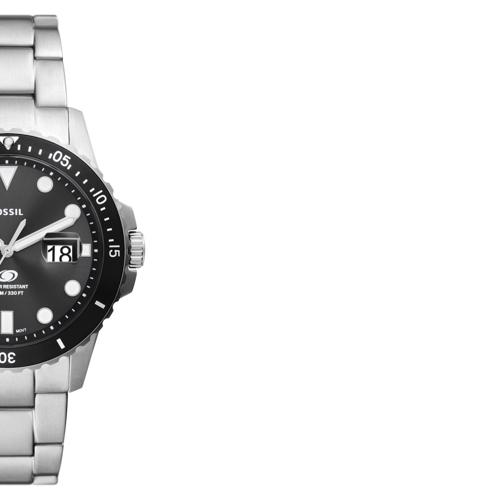 Fossil FS6032 BLUE Stainless Steel 42mm - zegarek męski 6