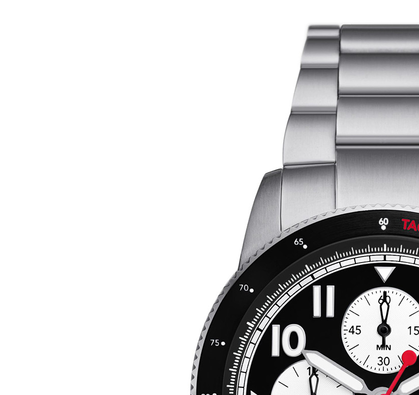 Fossil FS6045 SPORT TOURER Chronograph Stainless Steel 42mm - zegarek męski 4