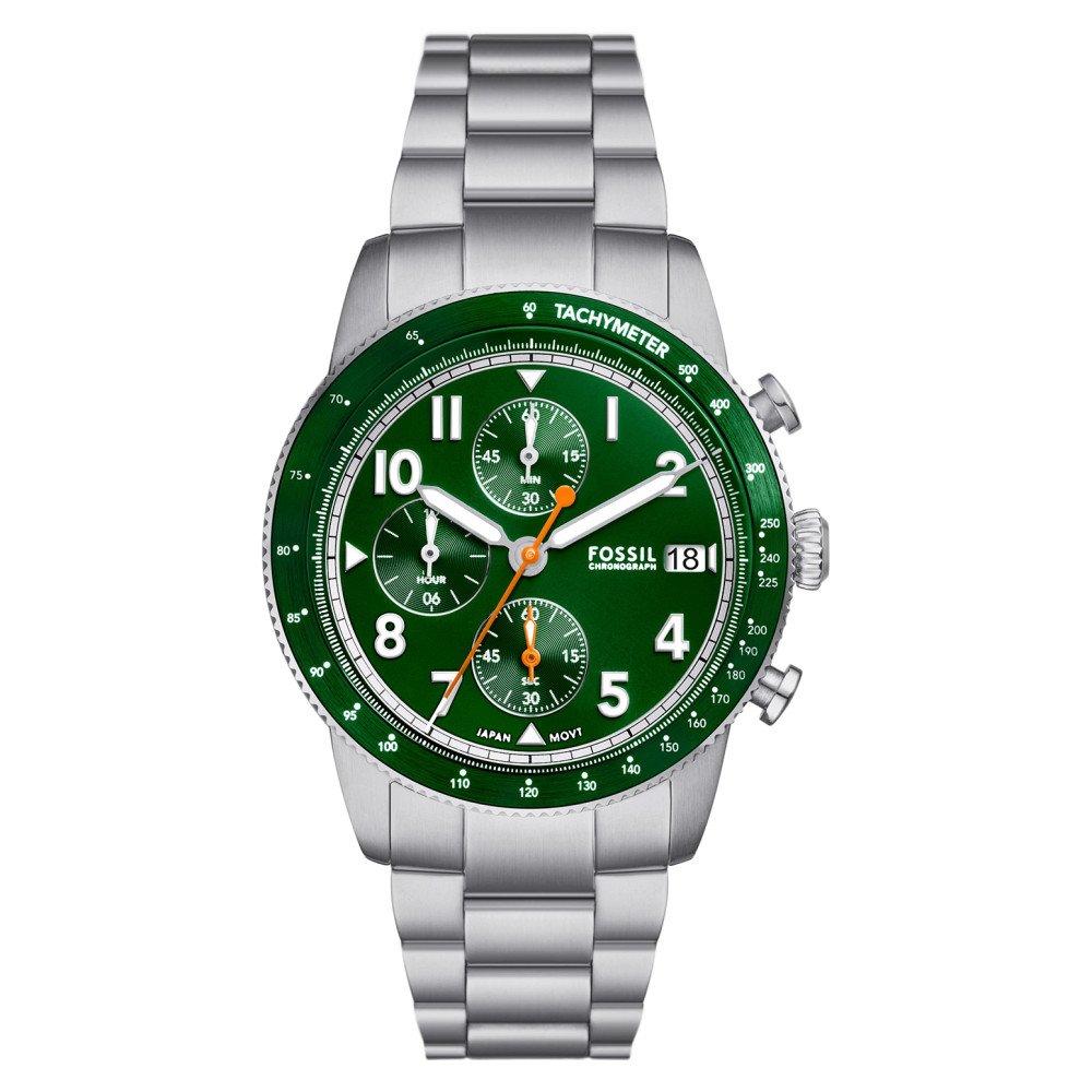 Fossil FS6048 SPORT TOURER Stainless Steel 42mm - zegarek męski 1