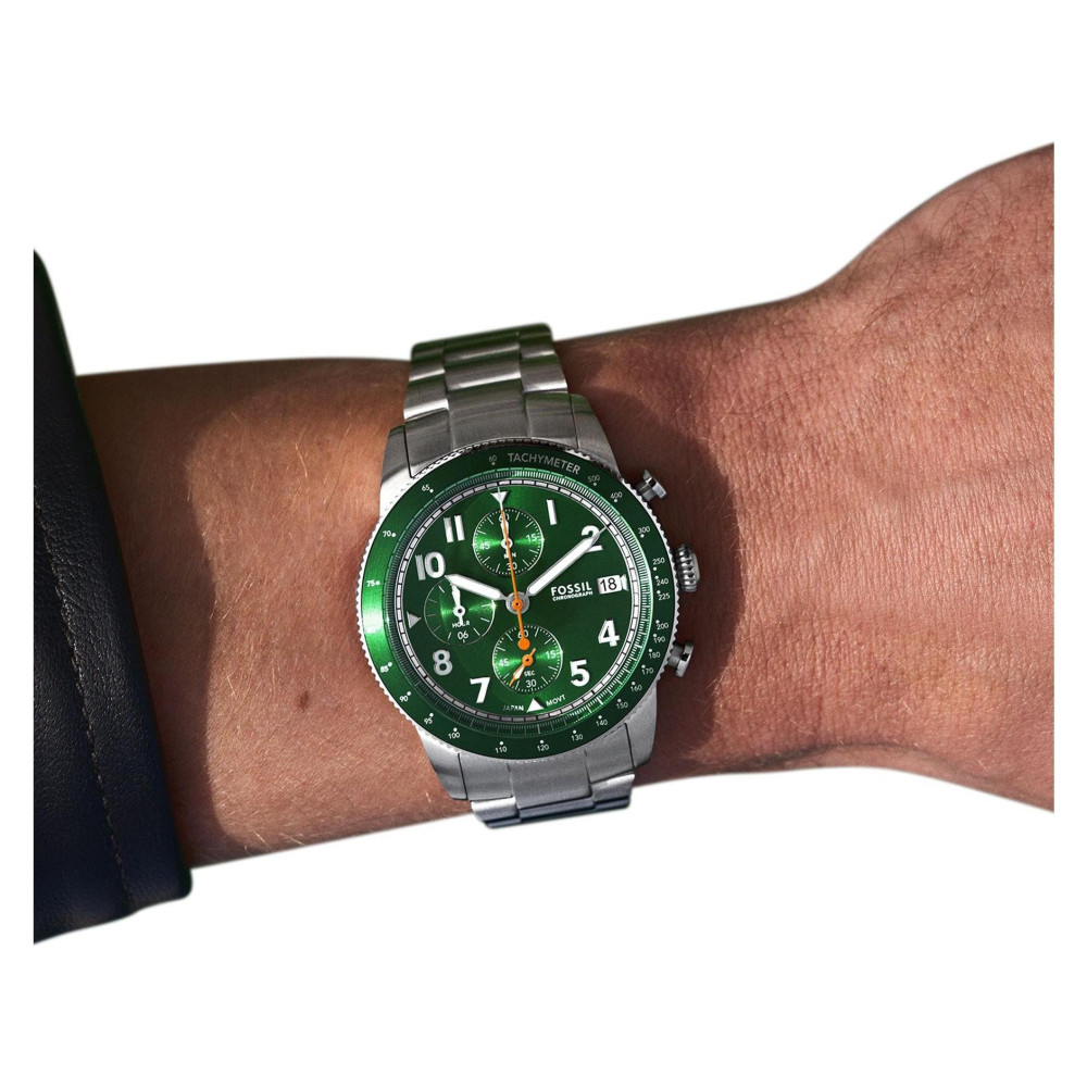 Fossil FS6048 SPORT TOURER Stainless Steel 42mm - zegarek męski 9