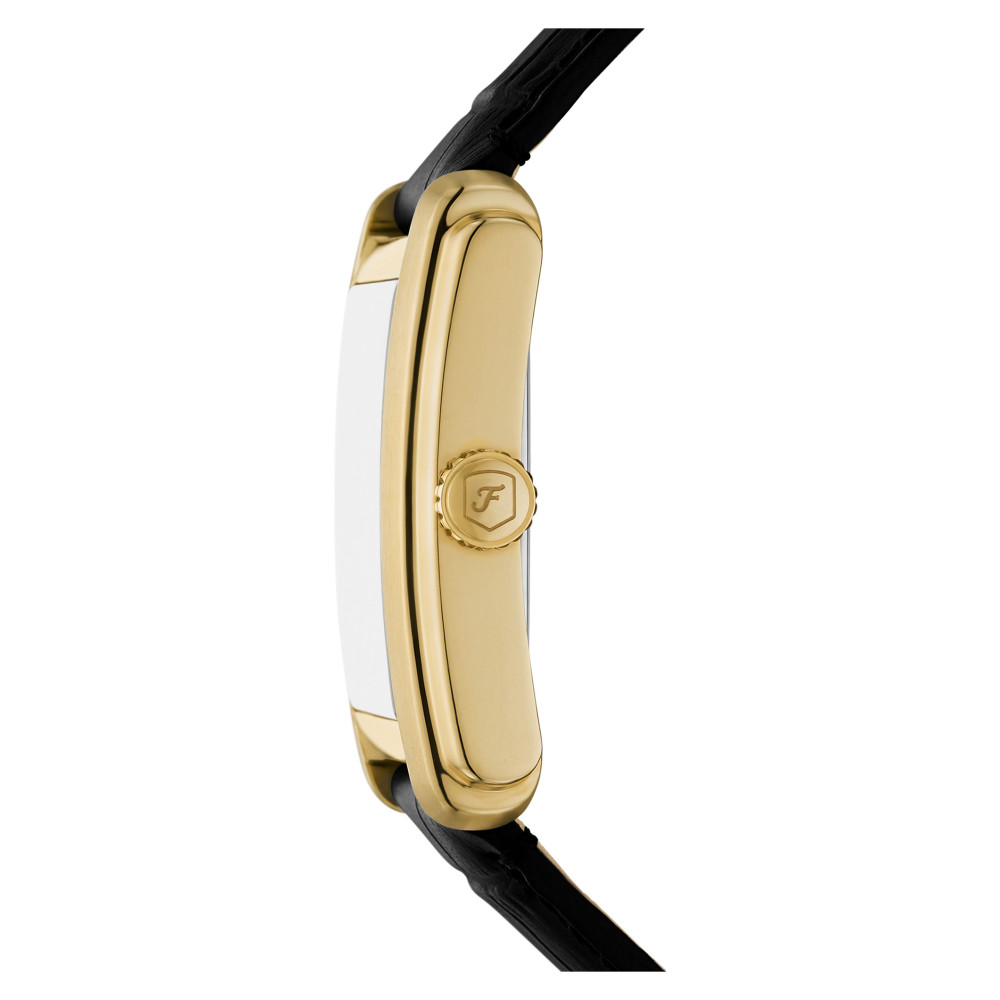 Fossil FS6091 Black Leather Strap 30mm - zegarek męski 8