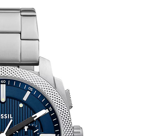 Fossil FS6096 Machine Chronograph Stainless Steel 44mm - zegarek męski 5