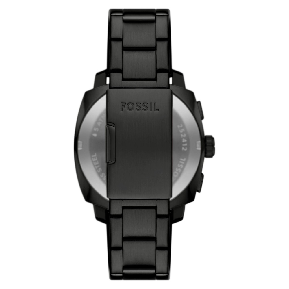 Fossil FS6097 Machine Chronograph Black Stainless Steel 44mm - zegarek męski 7