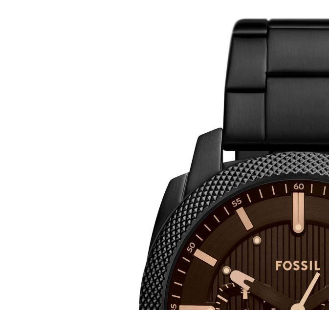 Fossil FS6097 Machine Chronograph Black Stainless Steel 44mm - zegarek męski 4