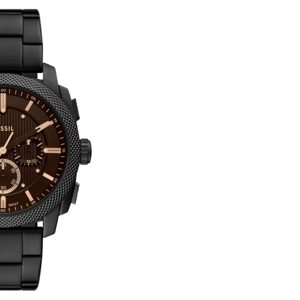Fossil FS6097 Machine Chronograph Black Stainless Steel 44mm - zegarek męski 6