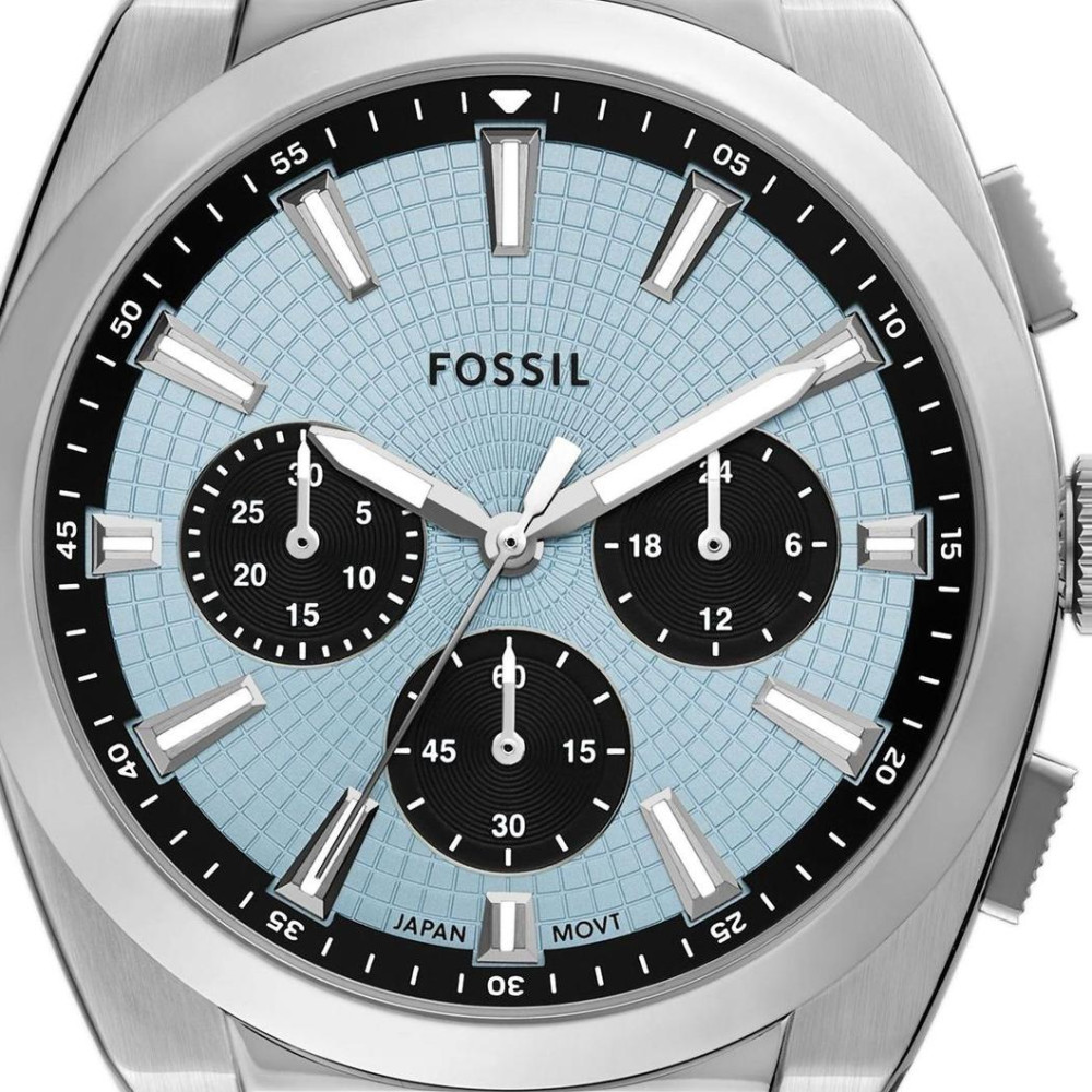 Fossil FS6105 Everett Chronograph Stainless Steel 44mm - zegarek męski 2