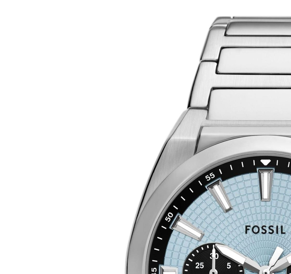 Fossil FS6105 Everett Chronograph Stainless Steel 44mm - zegarek męski 4
