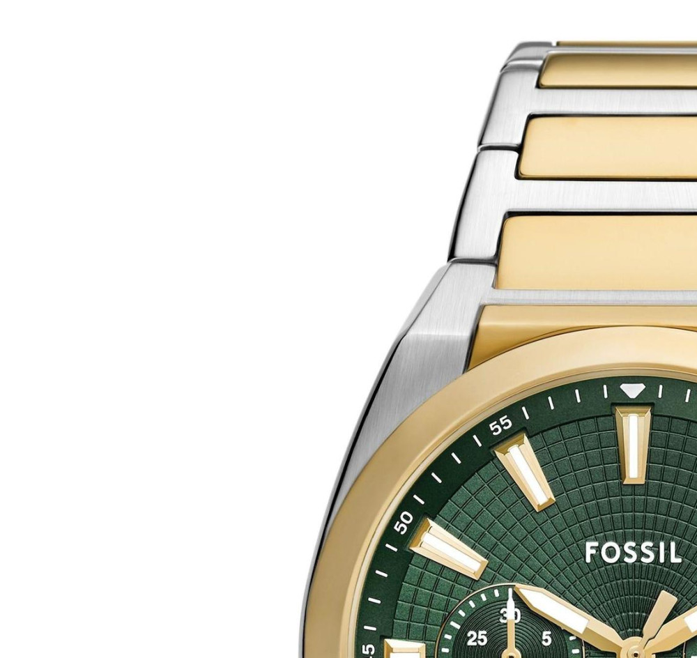 Fossil FS6106 Everett Chronograph Bicolor Stainless Steel 44mm - zegarek męski 4