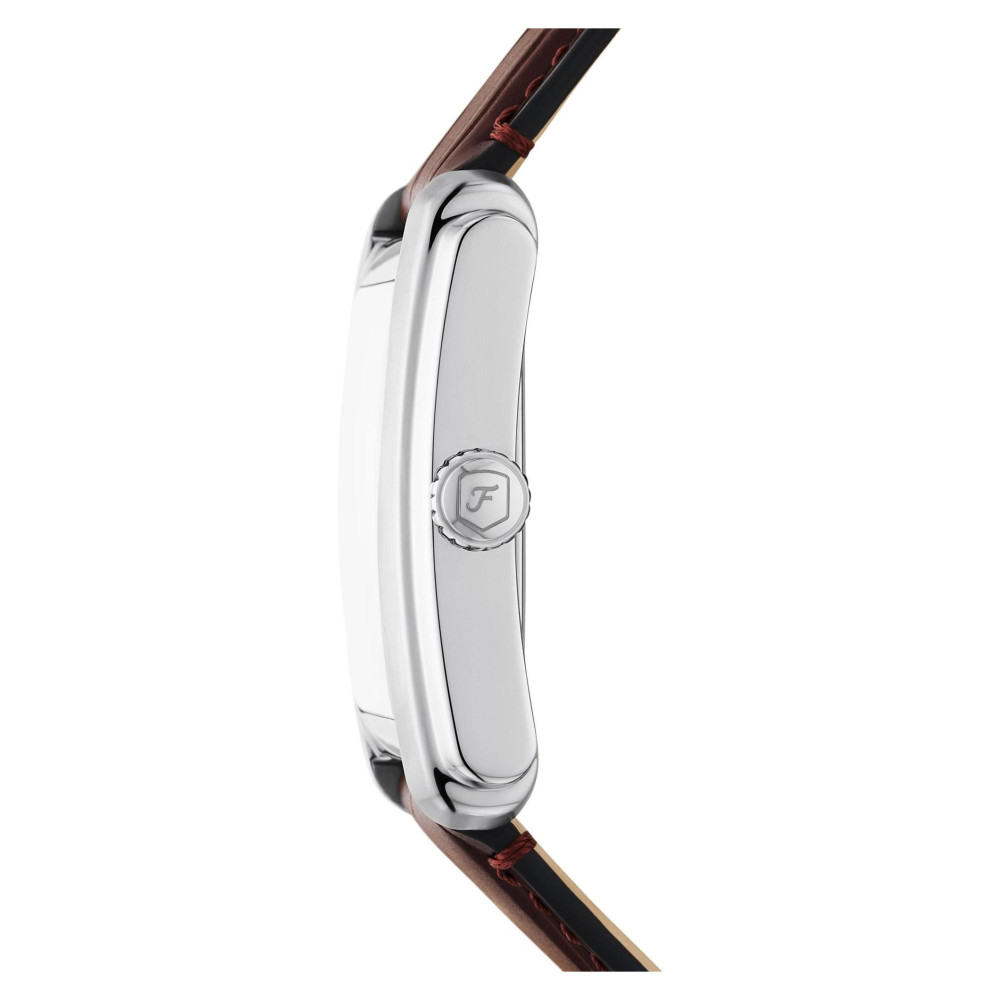 Fossil FS6110 Carraway Brown Croco Leather 30mm - zegarek męski 8