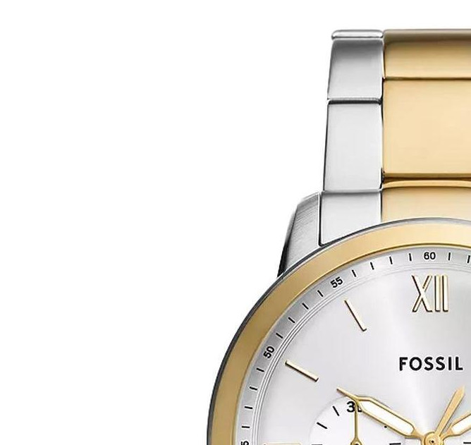 Fossil FS6112 Neutra Chronograph Bicolor Stainless Steel 44mm - zegarek męski 4