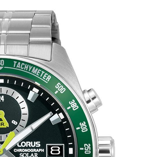 Lorus RZ619AX9 Sports Solar Chronograph - zegarek męski 5
