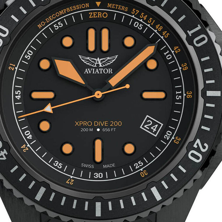 Aviator XPRO DIVE 200 V.1.42.5.378.6 profesjonalny diver - zegarek męski 2