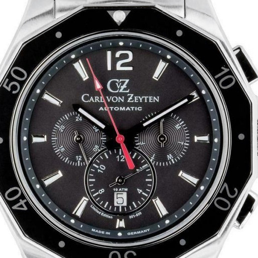 Carl von Zeyten CVZ0079GYMS Hausach Automatic Limited Edition - zegarek męski 2