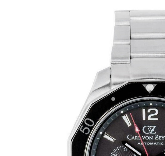 Carl von Zeyten CVZ0079GYMS Hausach Automatic Limited Edition - zegarek męski 4
