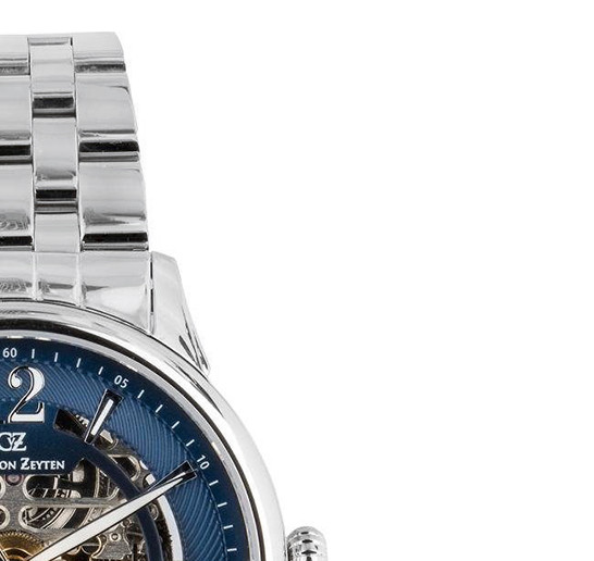 Carl von Zeyten CVZ0080BLMS Schramberg Automatic Skeleton Limited Edition - zegarek męski 5