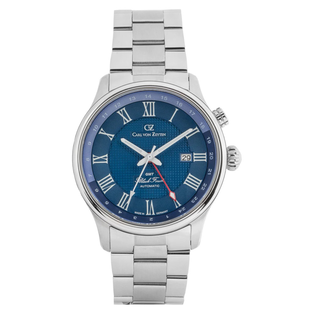 Carl von Zeyten CVZ0087BLMS Rench Automatic GMT - zegarek męski 1