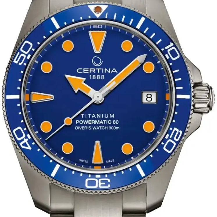 Certina DS Action C048.807.44.041.00 tytanowy - zegarek męski 2