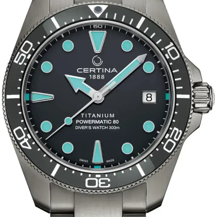 Certina DS Action C048.807.44.081.00 tytanowy - zegarek męski 2