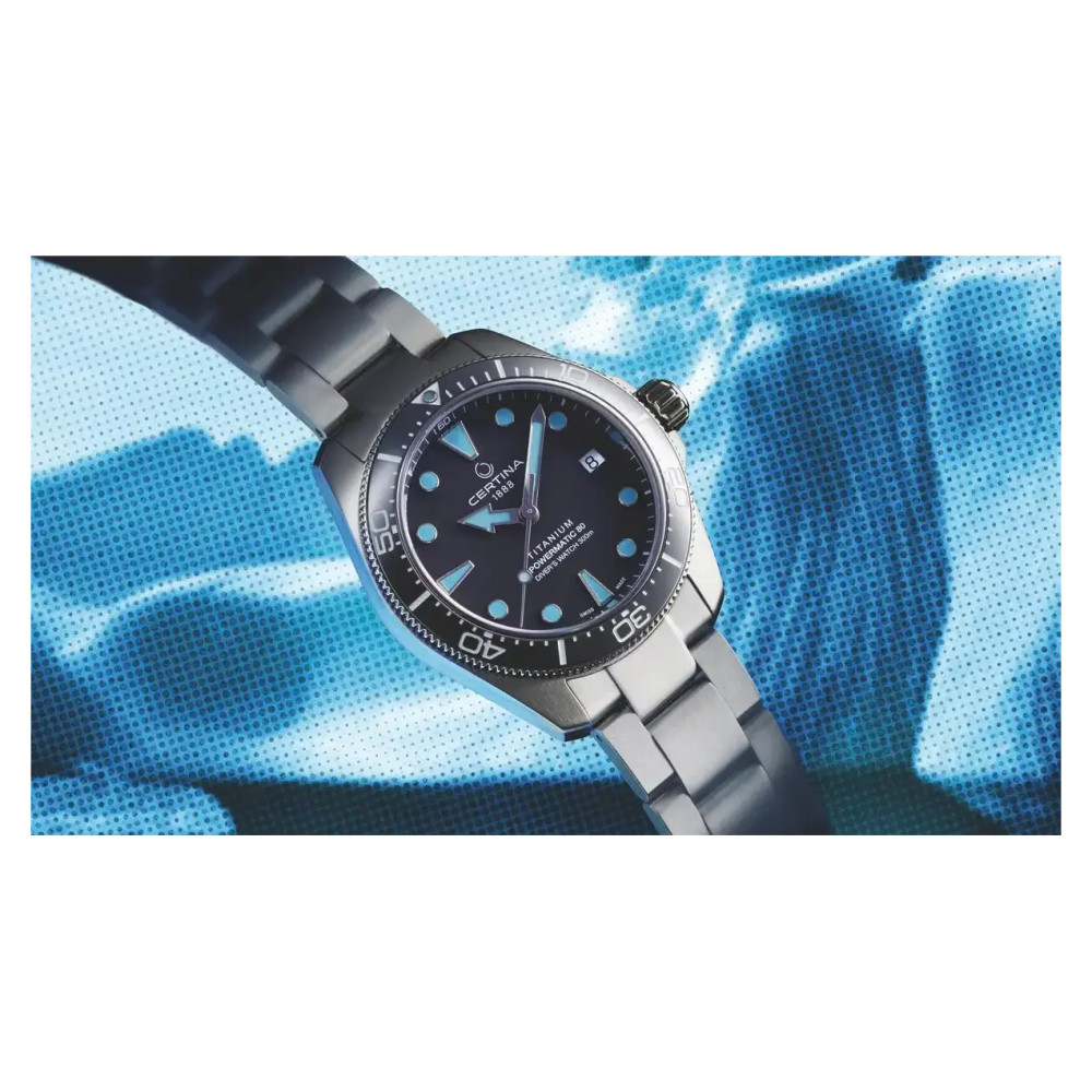 Certina DS Action C048.807.44.081.00 tytanowy - zegarek męski 11