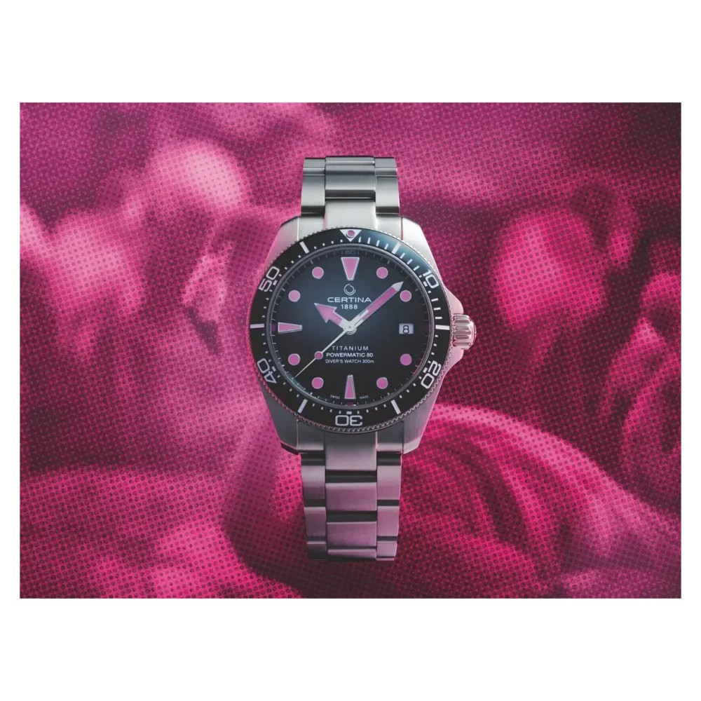 Certina DS Action C0488074405101 tytanowy - zegarek męski 9