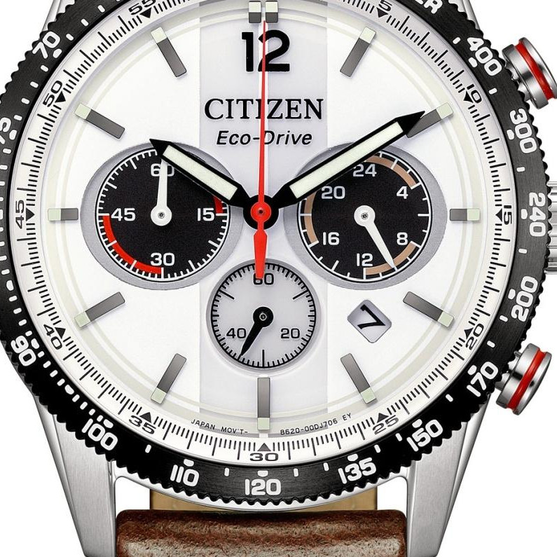 Citizen CA4714-04A Eco-Drive Vintage Racing Chrono - zegarek męski 2