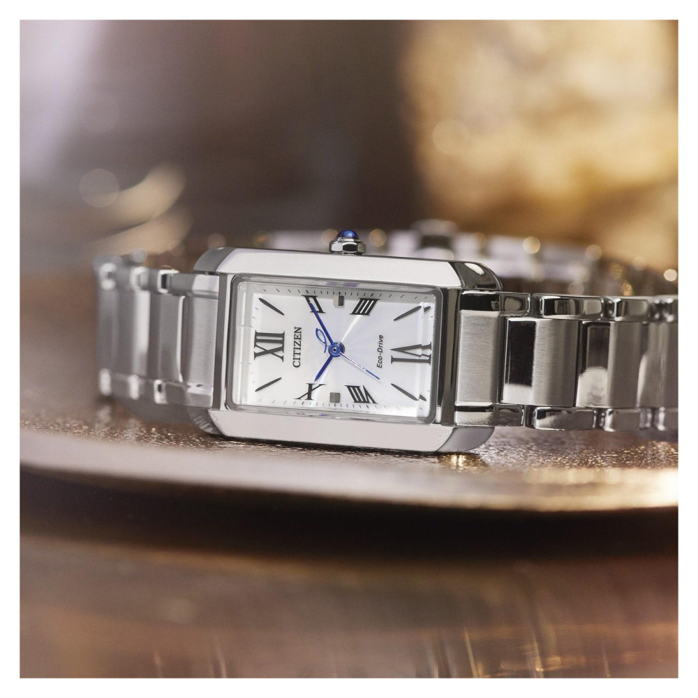 Citizen EW5620-55A Lady Rectangular - zegarek damski 9