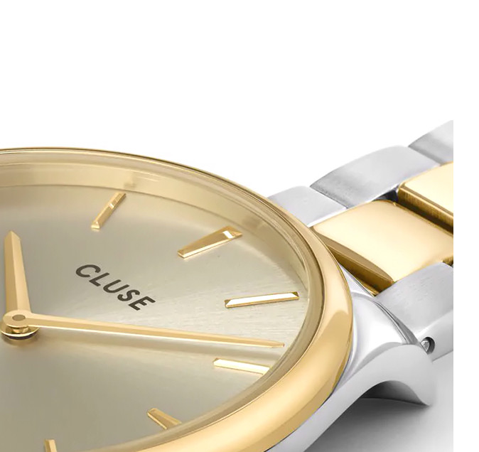 Cluse CG11101 Féroce Steel Bicolour Gift Box - zegarek damski 5