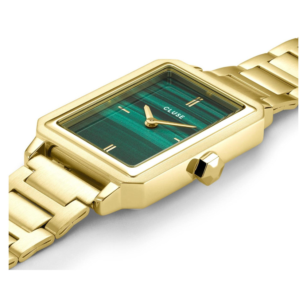 Cluse CG11506 Fluette Green & Round Gold Gift Box - zegarek damski 7
