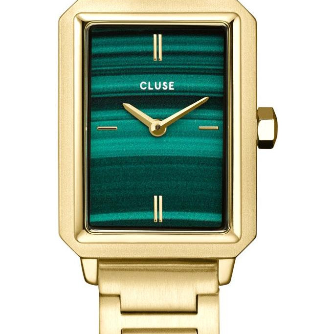 Cluse CG11506 Fluette Green & Round Gold Gift Box - zegarek damski 2