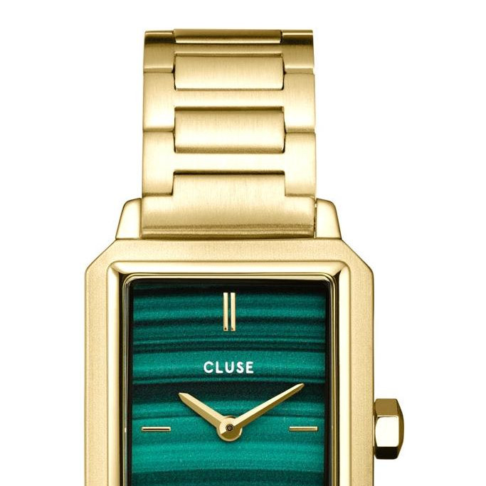 Cluse CG11506 Fluette Green & Round Gold Gift Box - zegarek damski 3