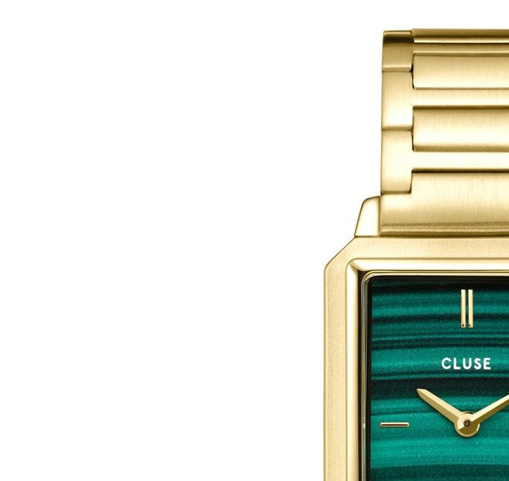 Cluse CG11506 Fluette Green & Round Gold Gift Box - zegarek damski 4