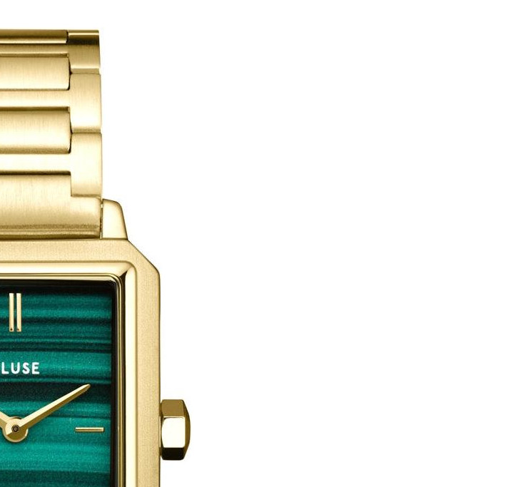 Cluse CG11506 Fluette Green & Round Gold Gift Box - zegarek damski 5