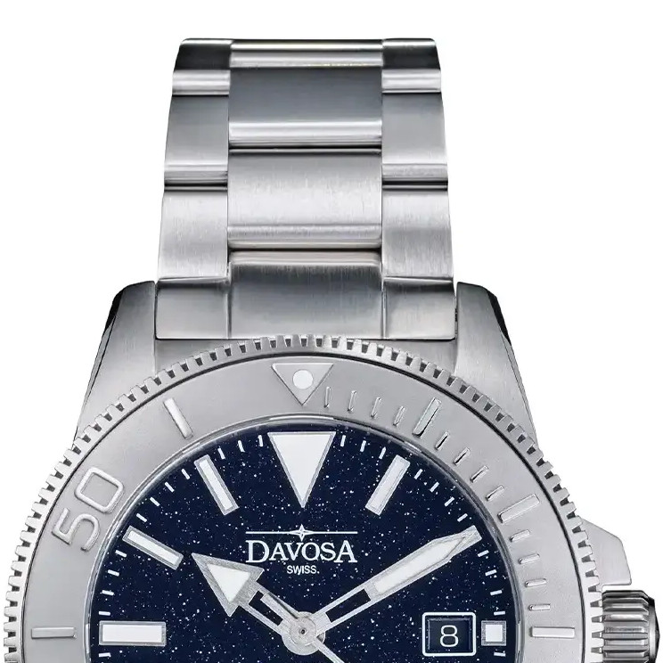 Davosa Argonautic Celeos 161.544.40 nurkowy na bransolecie - zegarek męski 3
