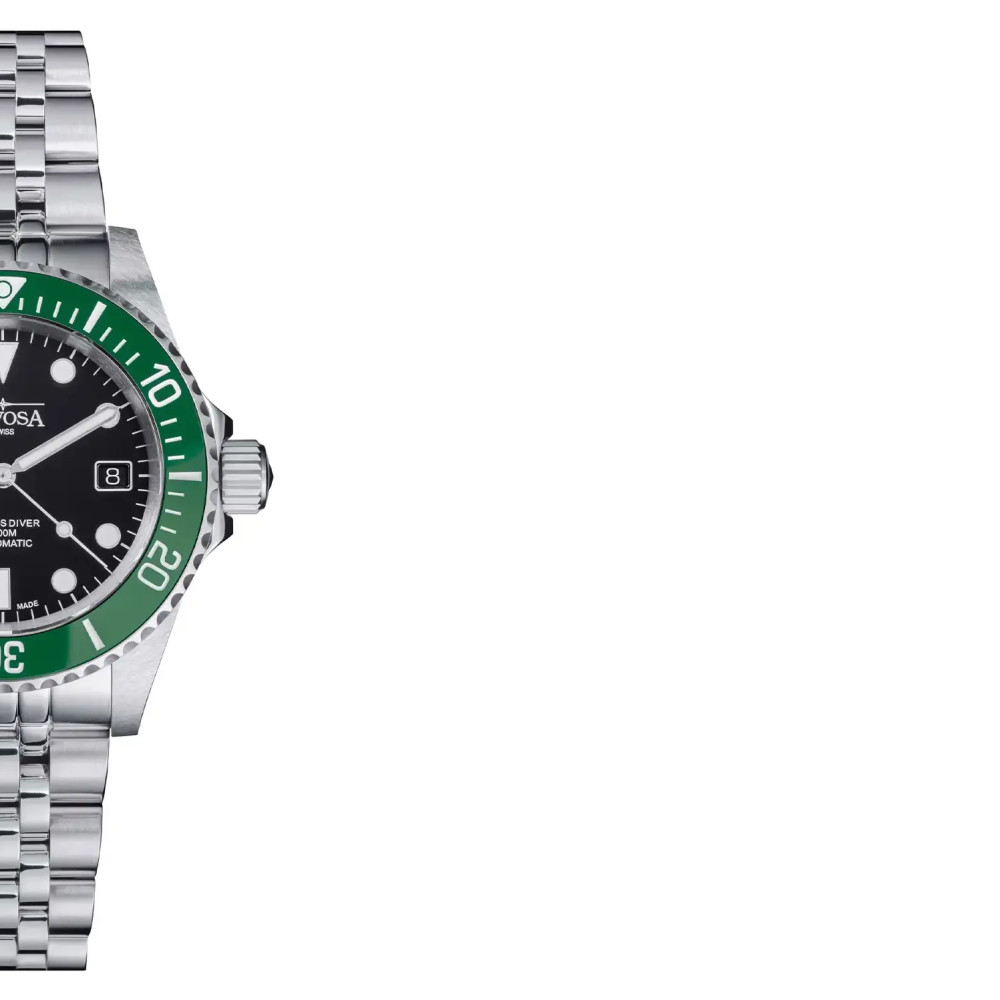 Davosa Ternos Diver 161.550.07 model nurkowy na bransolecie - zegarek męski 6
