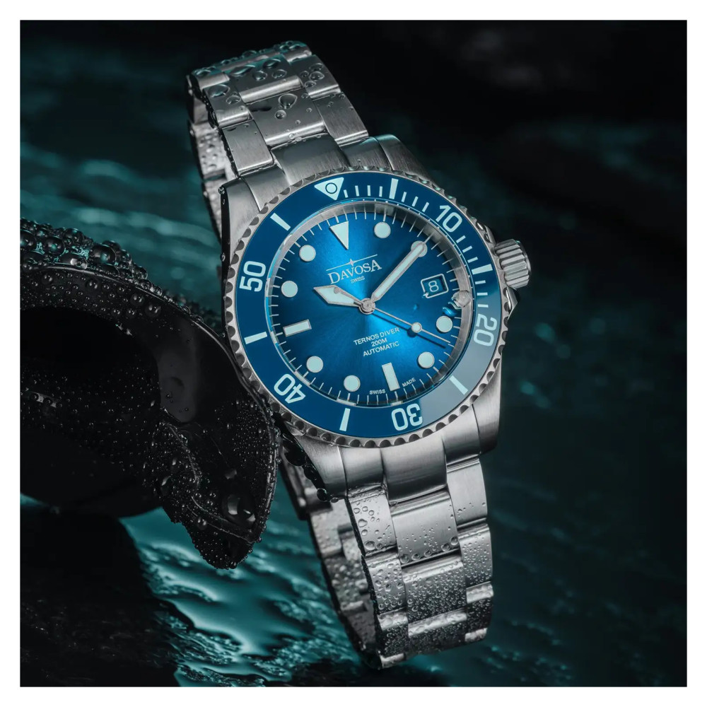 Davosa Ternos Diver Blue Lagoon 161.554.40 - zegarek męski 7