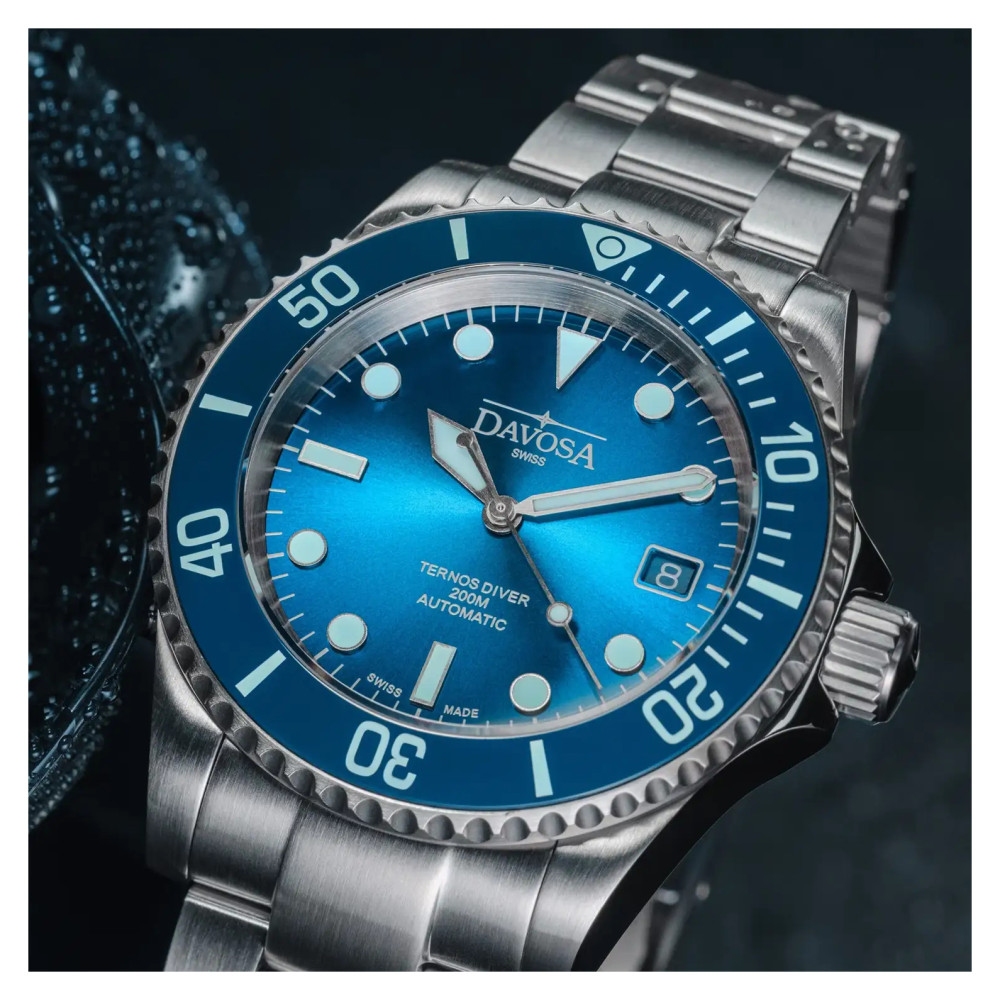 Davosa Ternos Diver Blue Lagoon 161.554.40 - zegarek męski 8