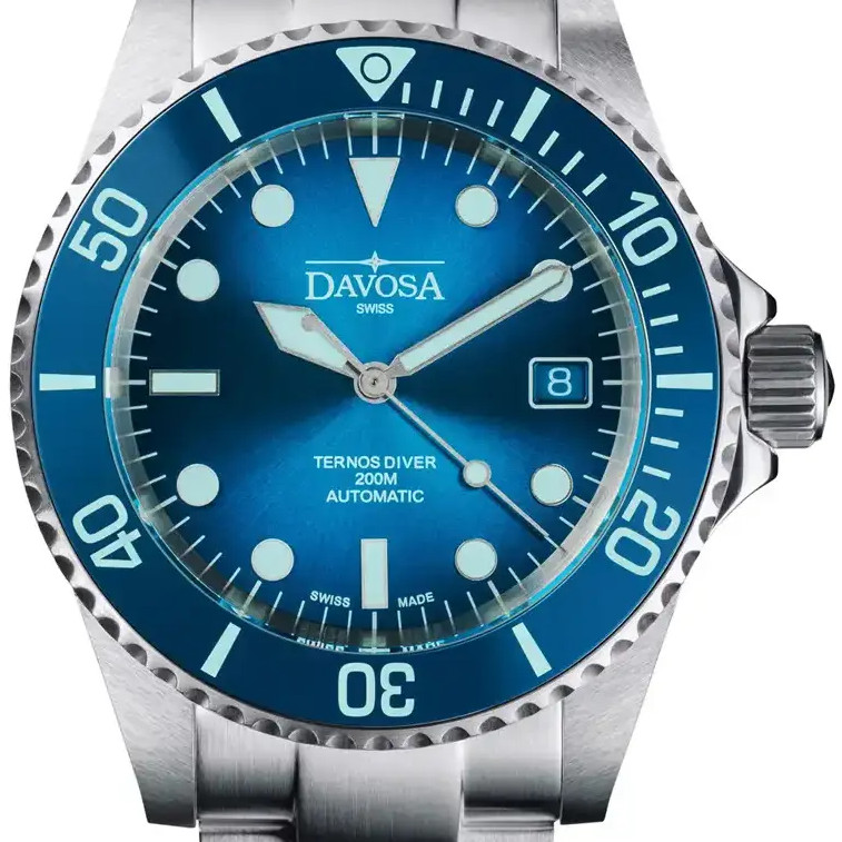 Davosa Ternos Diver Blue Lagoon 161.554.40 - zegarek męski 2