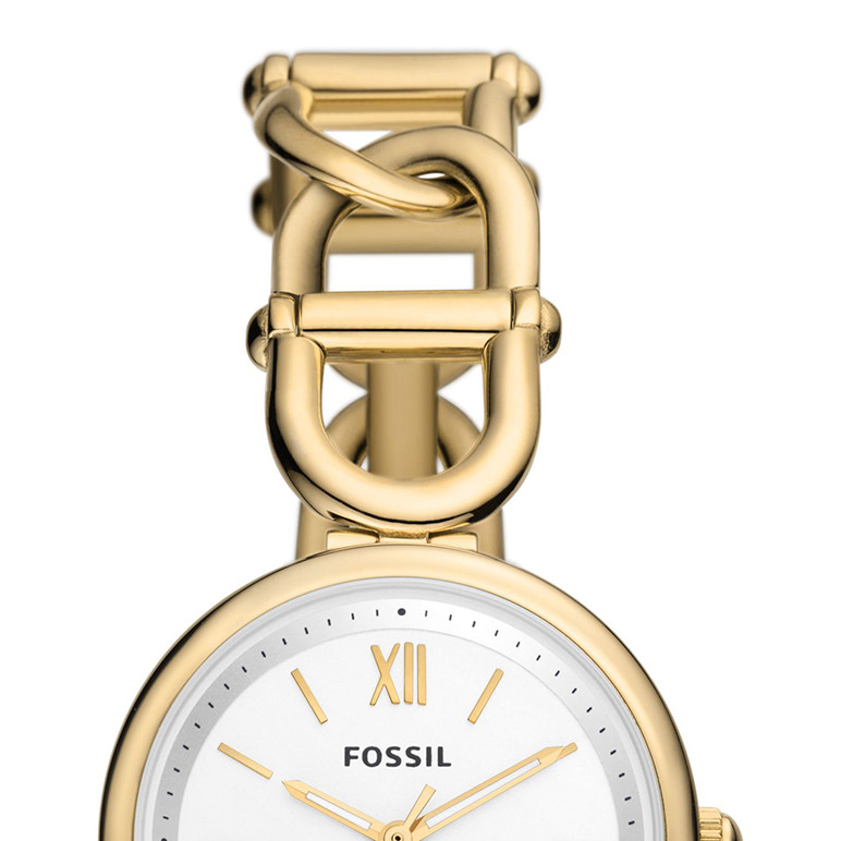 Fossil ES5272 CARLIE SIGNATURE CHAIN - zegarek damski 3