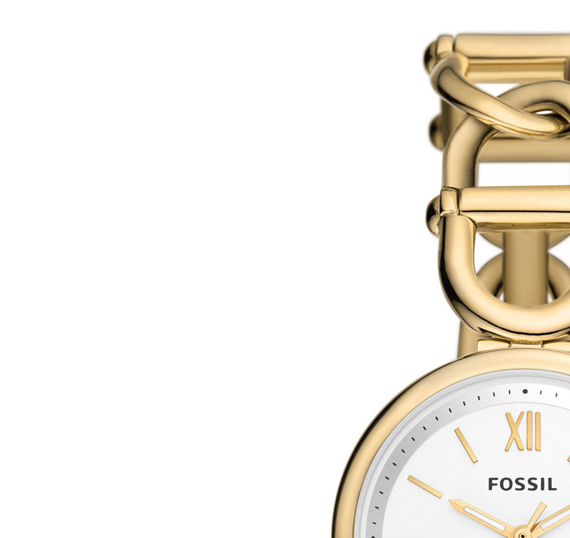 Fossil ES5272 CARLIE SIGNATURE CHAIN - zegarek damski 4