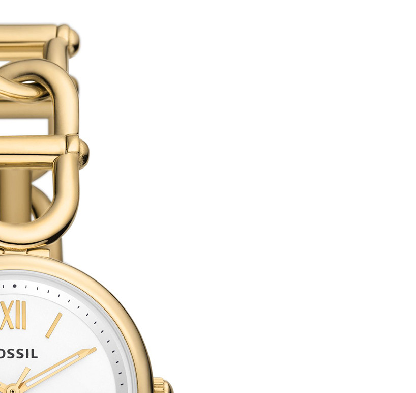 Fossil ES5272 CARLIE SIGNATURE CHAIN - zegarek damski 5