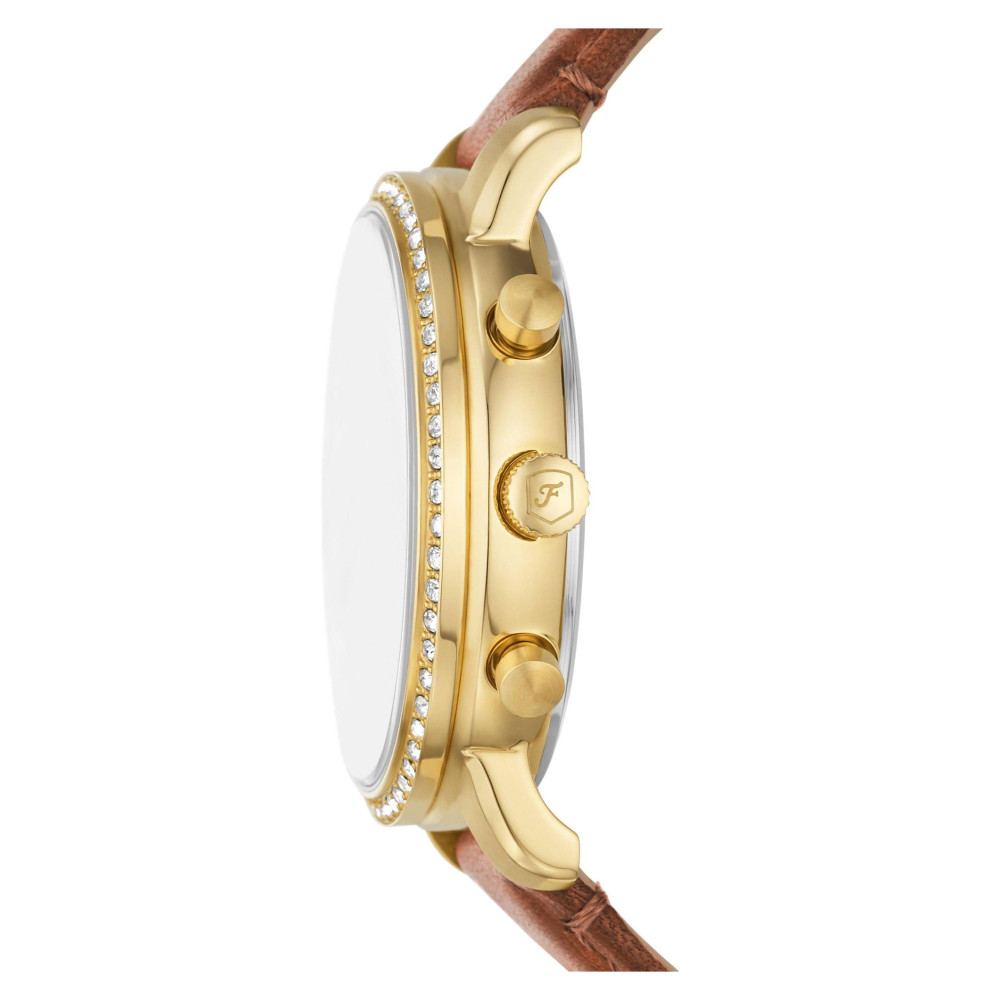 Fossil ES5278 NEUTRA CHRONO Brown Leather Strap 36mm - zegarek damski 7