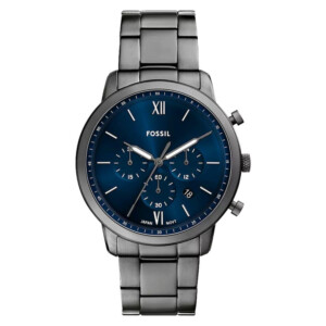 Fossil FS6111 Neutra Chronograph Grey Stainless Steel 44mm - zegarek męski