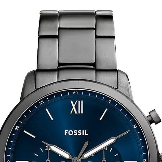 Fossil FS6111 Neutra Chronograph Grey Stainless Steel 44mm - zegarek męski 3