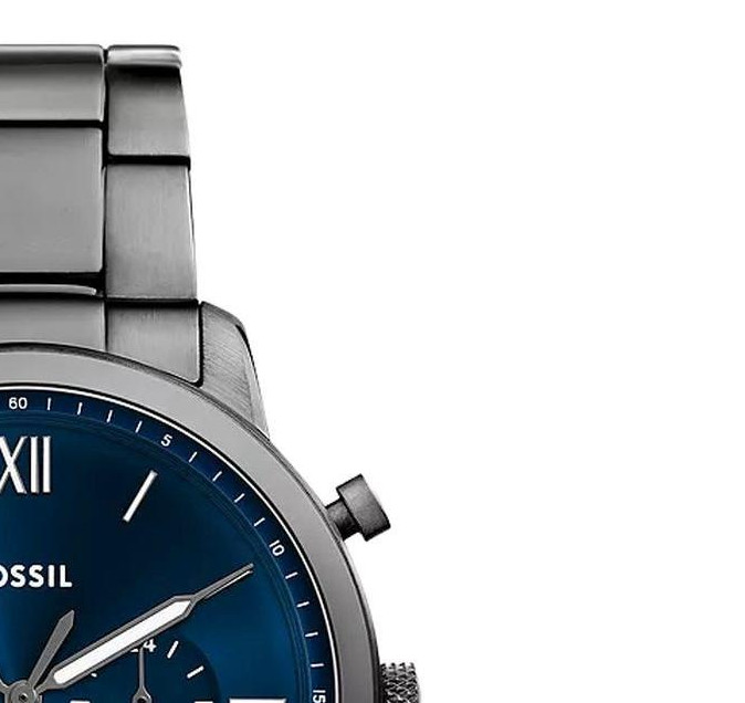 Fossil FS6111 Neutra Chronograph Grey Stainless Steel 44mm - zegarek męski 5
