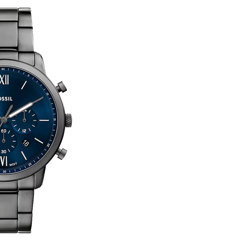 Fossil FS6111 Neutra Chronograph Grey Stainless Steel 44mm - zegarek męski 6