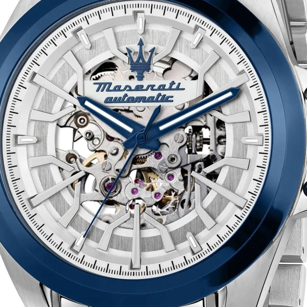 Maserati R8823112006 Traguardo Skeleton Automatic - zegarek męski 2