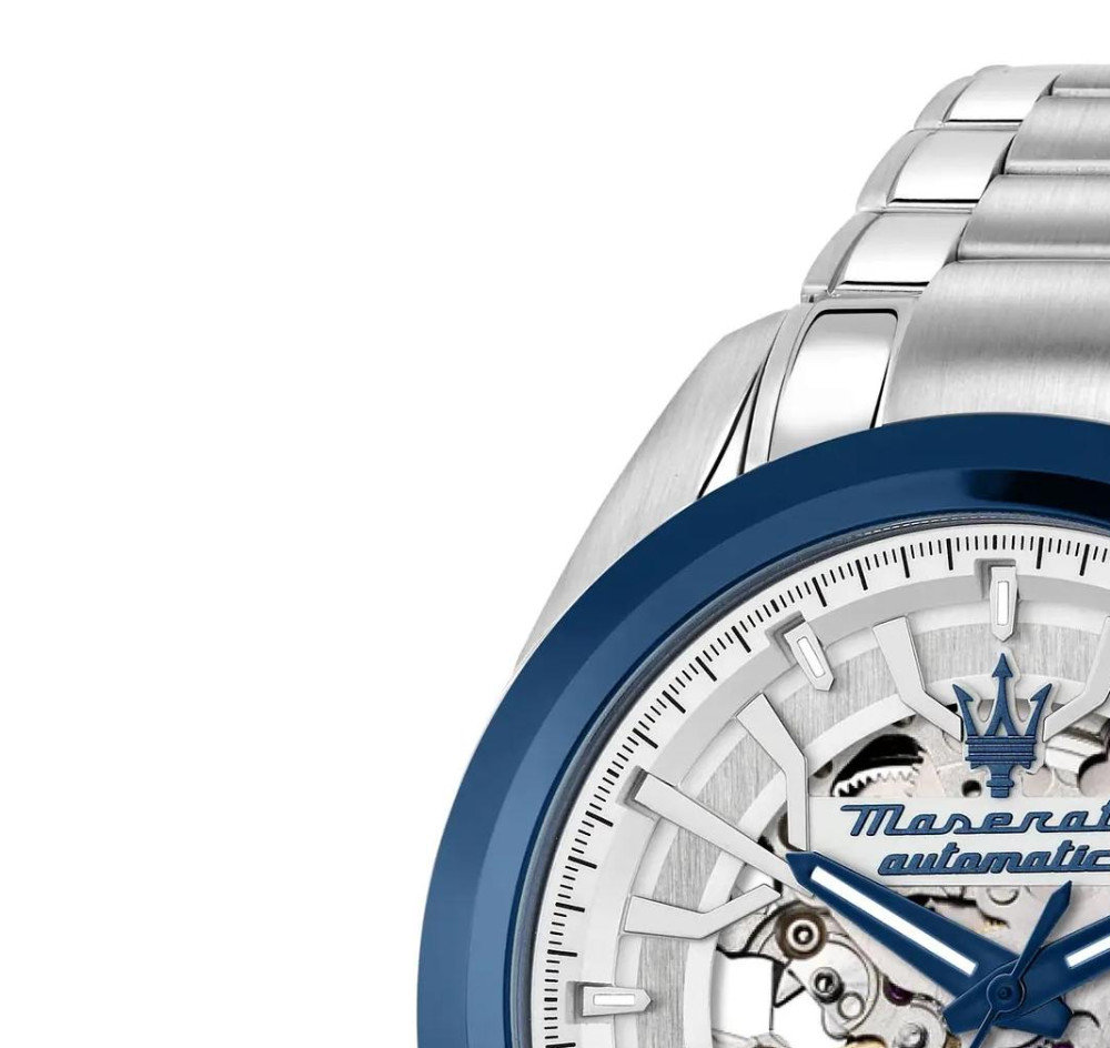 Maserati R8823112006 Traguardo Skeleton Automatic - zegarek męski 4