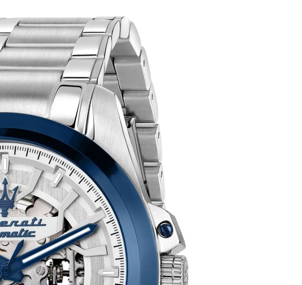 Maserati R8823112006 Traguardo Skeleton Automatic - zegarek męski 5