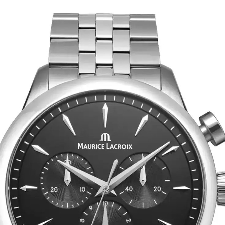Maurice Lacroix 1975 Quartz Chronograph 751038-SS002-330-1 - zegarek męski 3