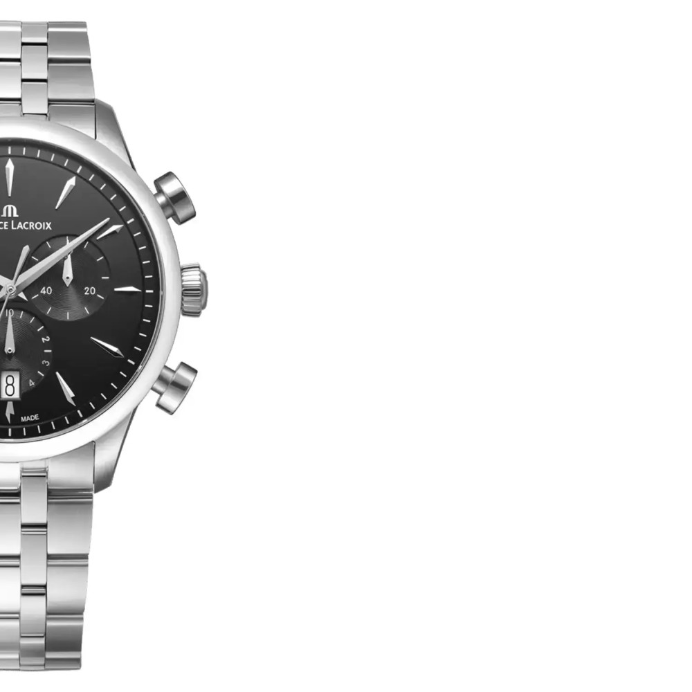 Maurice Lacroix 1975 Quartz Chronograph 751038-SS002-330-1 - zegarek męski 6